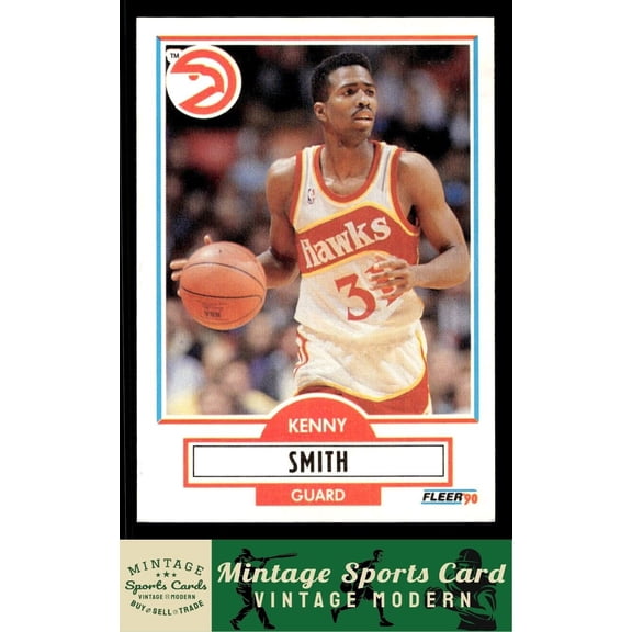 1990 Fleer Kenny Smith #4
