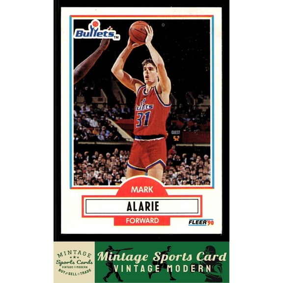 1990 Fleer Mark Alarie #190