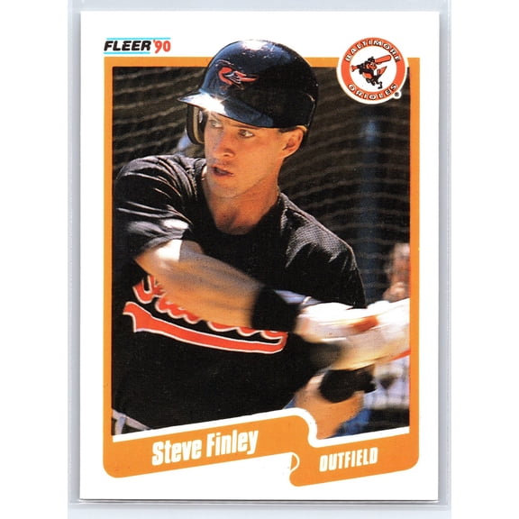 1990 Fleer Steve Finley #176