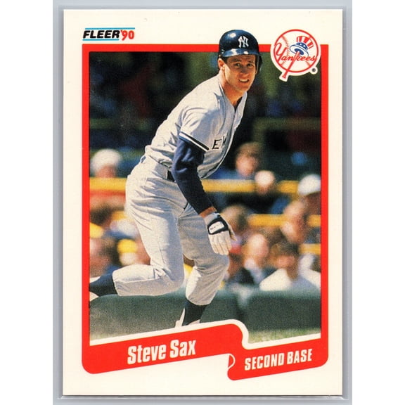 1990 Fleer Steve Sax #455