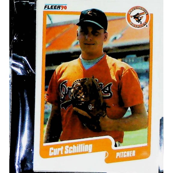 1990 Fleer Update Baltimore Orioles Team Set 5 Cards 65 Chris Hoiles RC 66 Tim Hulett 67 Dave Johnson 68 Curt Schilling 69 David Segui RC