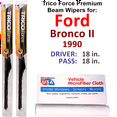 thumbnail image 1 of 1990 Ford Bronco II Performance Beam Wipers (Set of 2), 1 of 3
