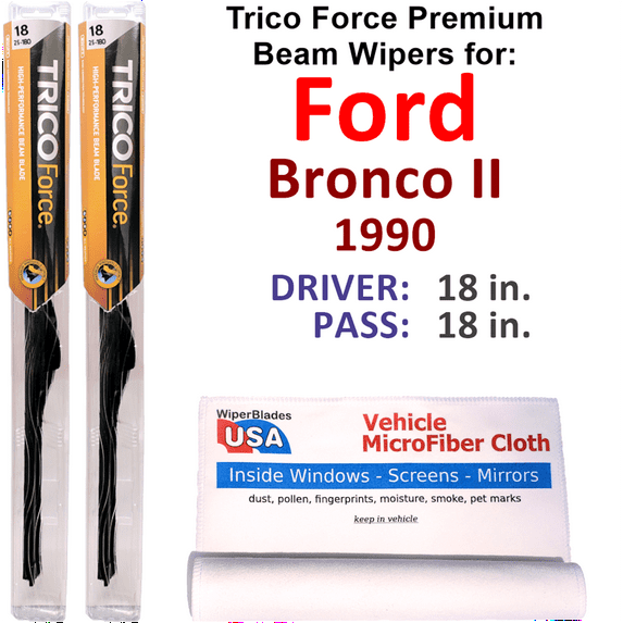 1990 Ford Bronco II Performance Beam Wipers (Set of 2)