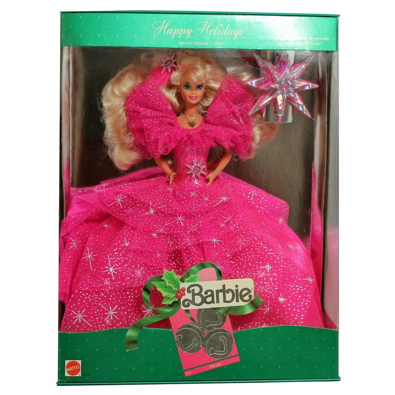 1990 Happy Holidays Barbie Doll Special Edition Mattel 4098