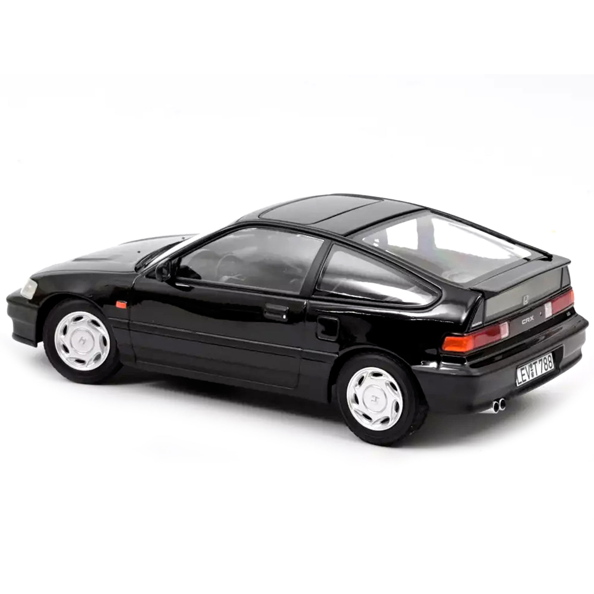 見事な創造力 Model Diecast 1/18 Black CRX Honda 1990 Car Norev by ノレブ