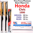 thumbnail image 1 of 1990 Honda Civic Performance Beam Wipers (Set of 3) w/Rear Wiper, 1 of 3