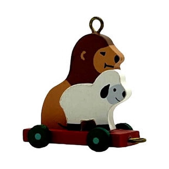 1990 Lion and Lamb (Lion and Lamb) Hallmark Keepsake Christmas Tree Ornaments QXM5676