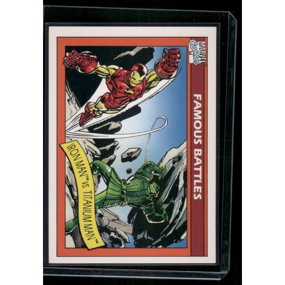 1990 Marvel Comics #121 Titanium Man Iron Man Excellent Trading Card