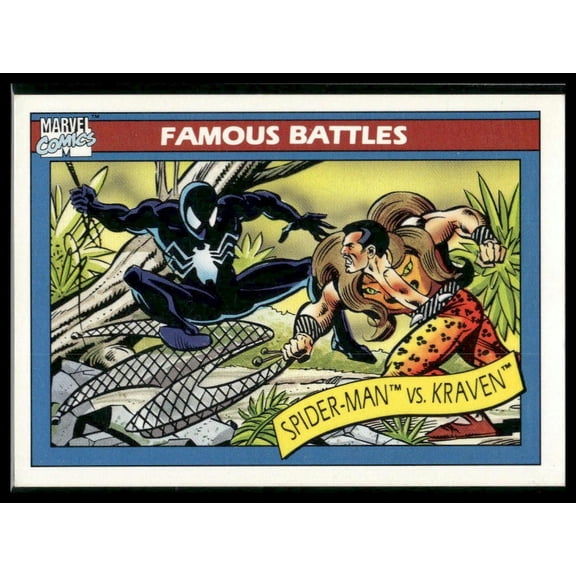 1990 Marvel Spiderman Vs Kraven #92 Trading Card