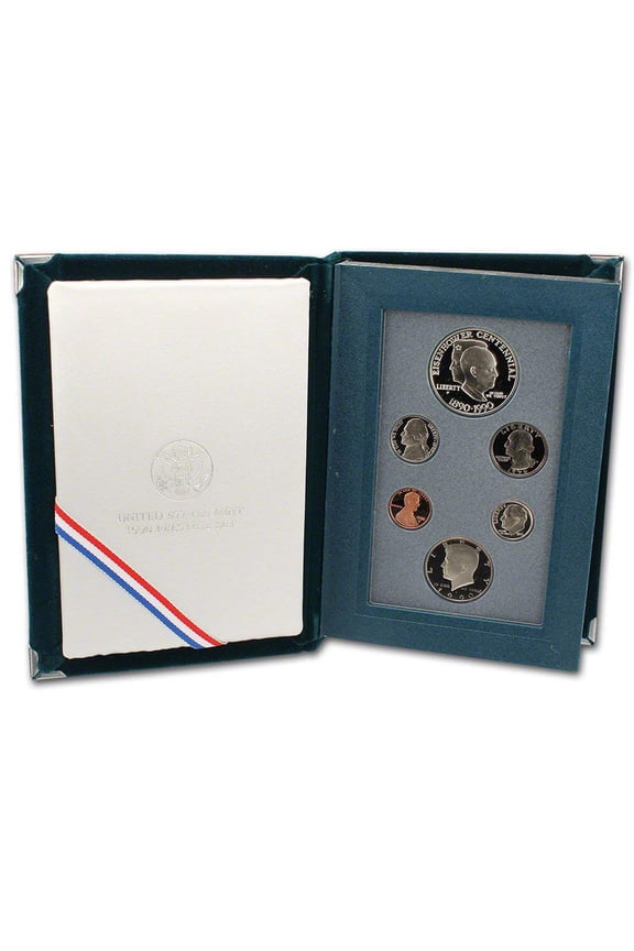 1990 Prestige Set - U.S. Mint Silver Proof Set - Collectible OGP Set