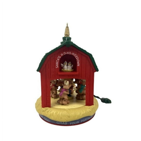 1990 Santa's Ho-Ho-Hoedown (Magic) Hallmark Keepsake Christmas Tree Ornament - QLX725-6