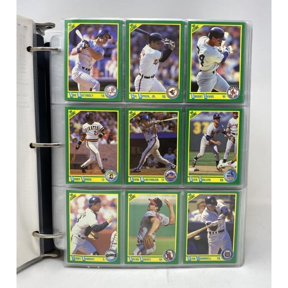 1990 Score Baseball Binder Set 1-704 w/ Rookie/Traded 1-110