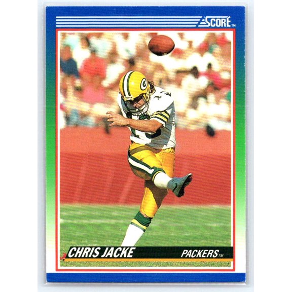 1990 Score Chris Jacke #103 RC Green Bay Packers Football Card