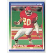 1990 Score Football Card #440 Deron Cherry Kansas City Chiefs
