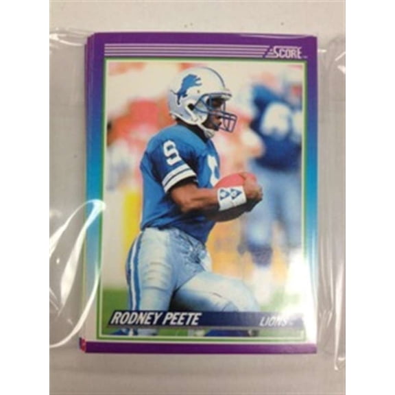 1990 Score Football Detroit Lions Team Set 3 diff Barry Sanders 19 Cards