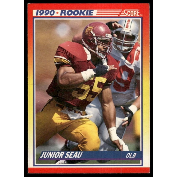 1990 Score Junior Seau #302 RC