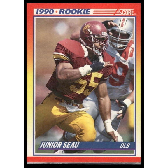 1990 Score Junior Seau #302 RC