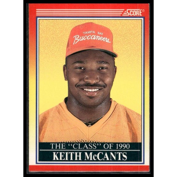 1990 Score Keith McCants #617 Tampa Bay Buccaneers Football Card