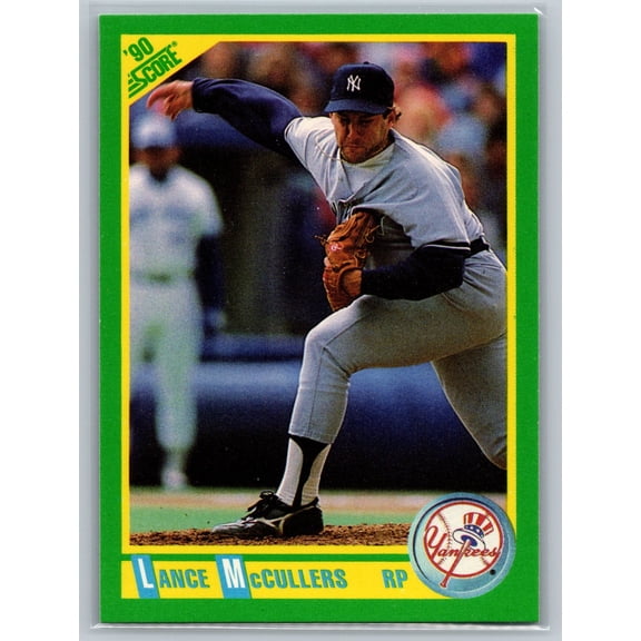 1990 Score Lance McCullers New York Yankees #186 Baseball Card