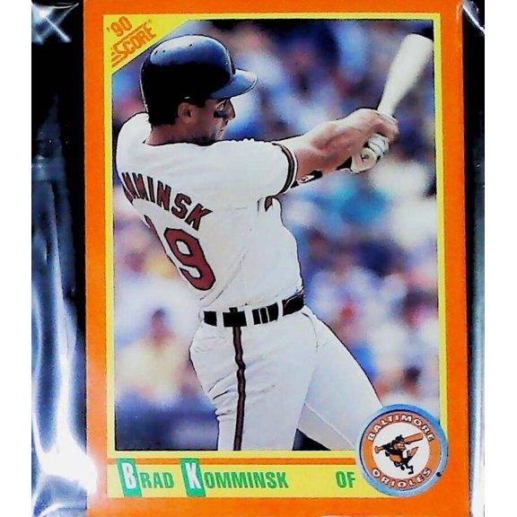 1990 Score Rookies & Traded Baltimore Orioles Team Set 3 Cards 53T Brad Komminsk 95T David Segui RC 96T Chris Hoiles RC NM-MT