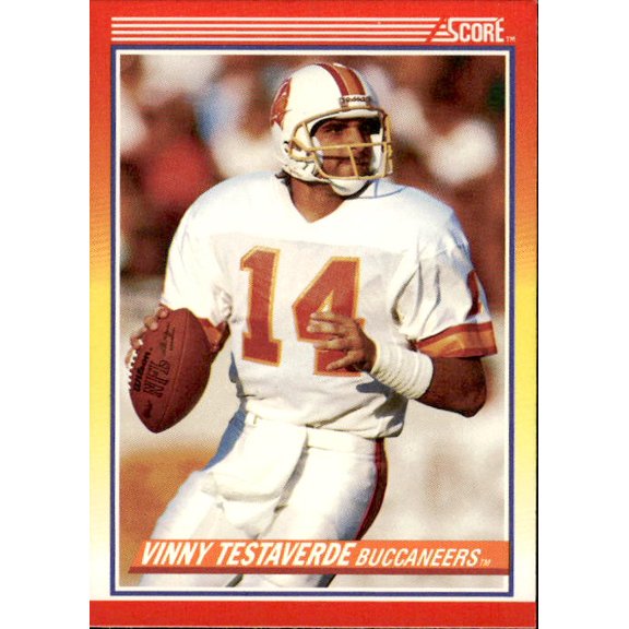 1990 Score Vinny Testaverde #261 Tampa Bay Buccaneers Football Card