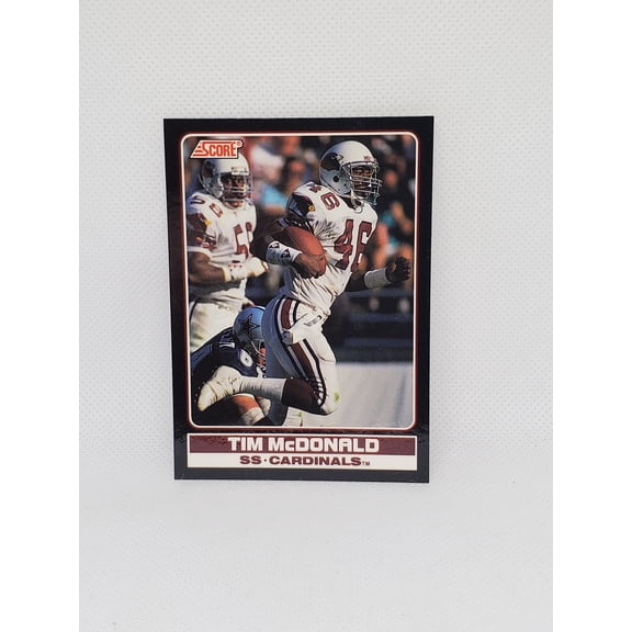 1990 Score Young Superstars Football Tim McDonald #9 Phoenix Cardinals Football Card