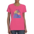 thumbnail image 1 of 1990 Sunshine State Art Shaped T-Shirt Women -Image by Shutterstock, Female XX-Large, 1 of 4