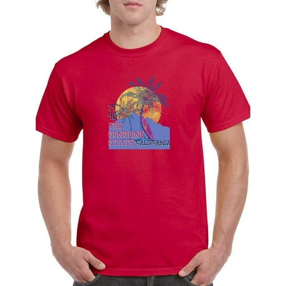 1990 Sunshine State Art T-Shirt Men -Image by Shutterstock, Male Medium