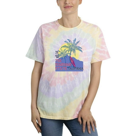 1990 Sunshine State Art Tie Dye Spiral Women -Image by Shutterstock, Female Small