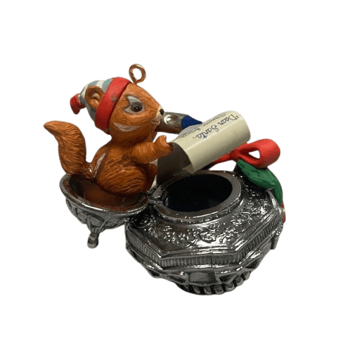 1990 Th-ink-in of You (Chester Chipmunk) Enesco Christmas Tree Ornament 562920