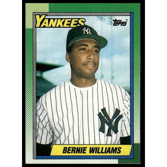 1990 Topps Bernie Williams #701 RC New York Yankees Baseball Card