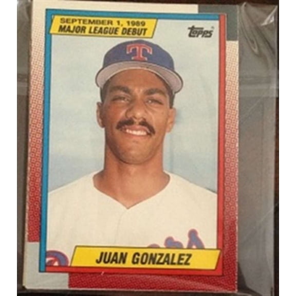 1990 Topps Major League Debut 1989 Rangers Team Set Sammy Sosa 8 Cards NM-MT