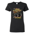 thumbnail image 1 of 1990 Vintage Garage Customs Hot Rod Classic Car Cars and Trucks Womens Graphic T-Shirt, Black, Small, 1 of 3