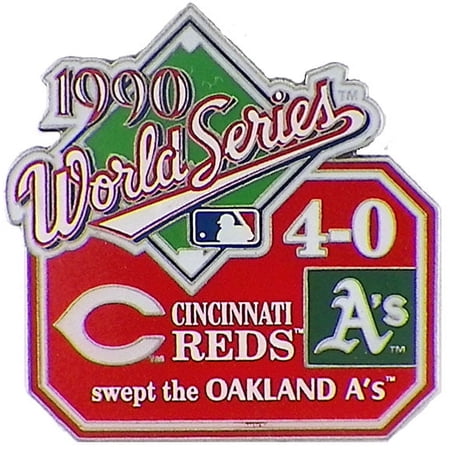 1990 World Series Commemorative Pin - Reds vs. A's
