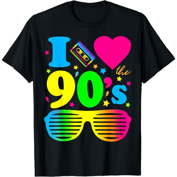 1990's 90s T-Shirt I Heart the Nineties T-Shirt