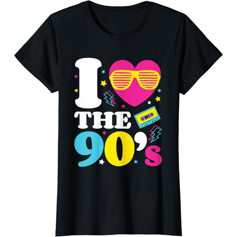 1990'S 90s Tshirt I Heart The Nineties T Shirt 1990'S 90s Tshirt I Heart The Nineties T Shirt