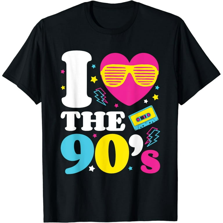 1990'S 90s Tshirt I Heart The Nineties T Shirt 1990'S 90s Tshirt I Heart The Nineties T Shirt