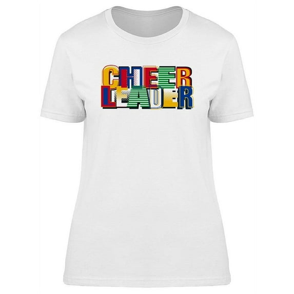 1990's Retro Cheerleader T-Shirt Women -Image by Shutterstock, Female Medium