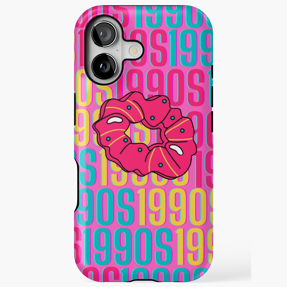 1990s Retro Design 16 Bubblegum Pink Background Phone Case 11 12 13 14 ...