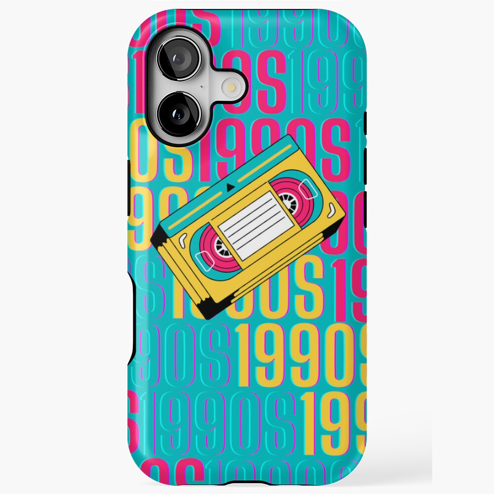 1990s Retro Design 17 OG Blue Background Phone Case 11 12 13 14 15 17 ...