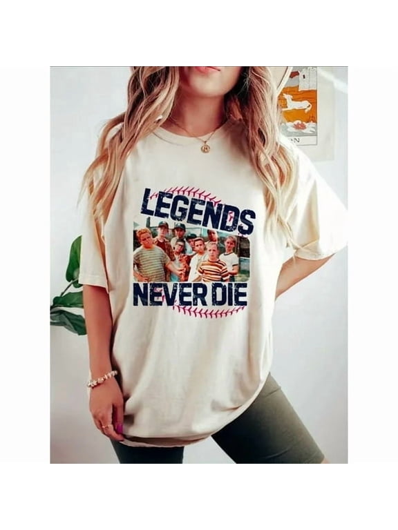 1990s Sandlot Legends Never Die, Cute Baseball Mama Shirt, Baseball Shirt, Gift For Baseball Lover Shirt