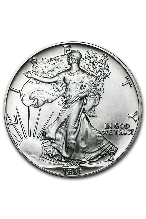 1991 1 oz American Silver Eagle BU