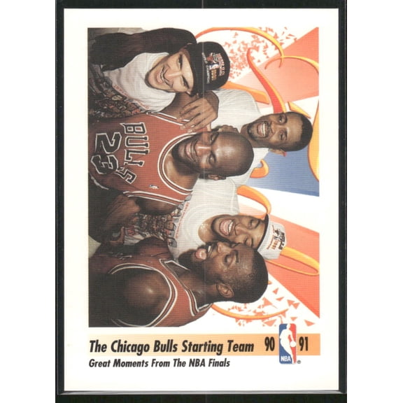 1991 1990-91 SkyBox Chicago Bulls Starting Team #337