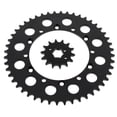 thumbnail image 1 of 1991-1994 Kawasaki KDX250 250 14 Tooth Front and 48 Tooth Rear Black Sprocket, 1 of 2
