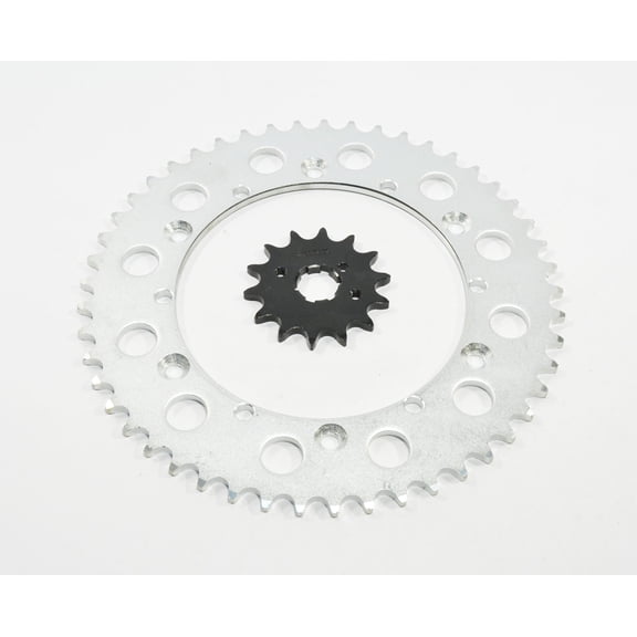 1991 - 1996 Yamaha WR250 14 Tooth Front & 49 Tooth Rear Sprocket Hardened Steel