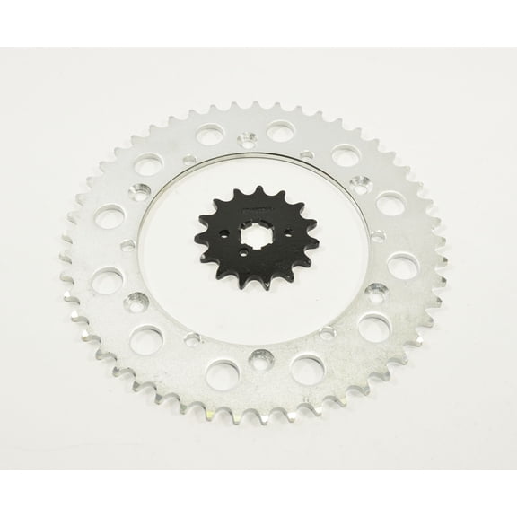 1991 - 1996 Yamaha WR250 15 Tooth Front & 49 Tooth Rear Sprocket Hardened Steel