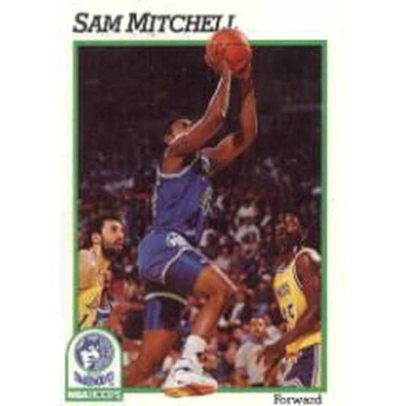 1991-92 Hoops #127 Sam Mitchell NBA Basketball Trading Card