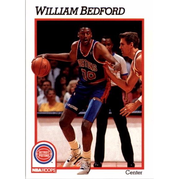 1991-92 Hoops #360 William Bedford NBA Basketball Trading Card