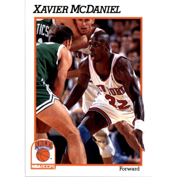 1991-92 Hoops #403 Xavier McDaniel NBA Basketball Trading Card