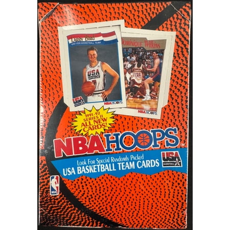 1991/92 NBA Hoops Series 2 Wax Box Factory Sealed